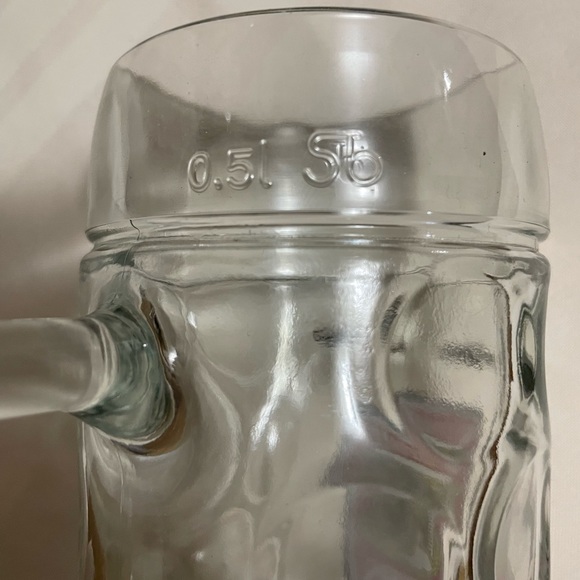 3 Widmer Brothers Octoberfest Dimpled Glass Beer .5 liter Mugs - Picture 4 of 4